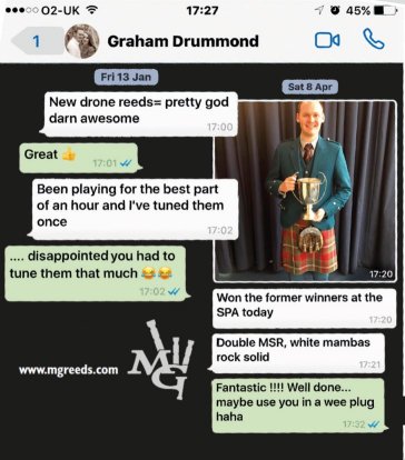 Graham-Drummond MG white Mambas review